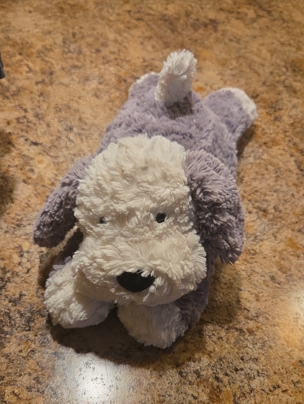 Tumblie Sheep Dog Jellycat - Soft Gray & White Squeaky Plush